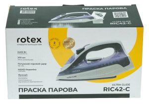 Праска ROTEX RIC42-C Ultra Glide підошва: нанокерамік