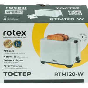 Тостер Rotex RTM120-W