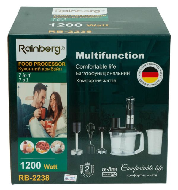 Блендер Rainberg RB-2238. 4в1, 1200Вт