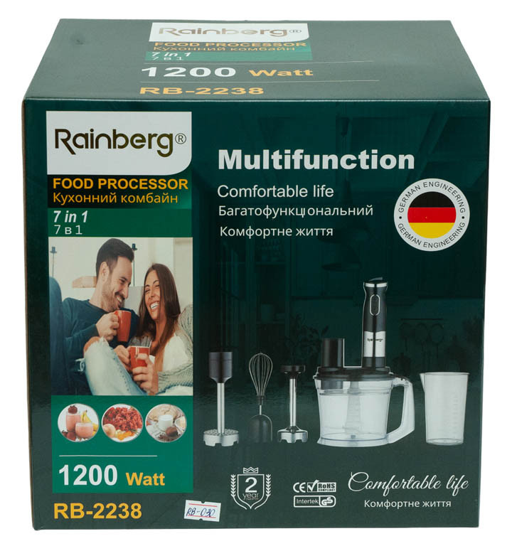 Блендер Rainberg RB-2238. 4в1, 1200Вт