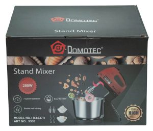 Міксер DOMOTEC R6637R з чашею/метал