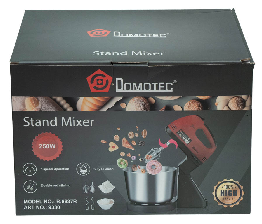 Міксер DOMOTEC R6637R з чашею/метал