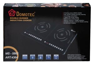 Плита індукційна Domotec MS-5862 2кф., 4000Вт