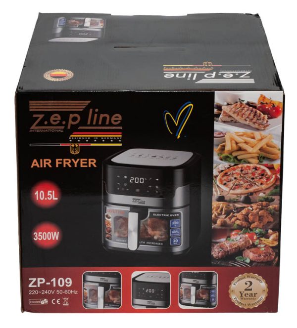 Безмасляна електрична фритюрниця на 10,5л Zepline ZP-109 3500W