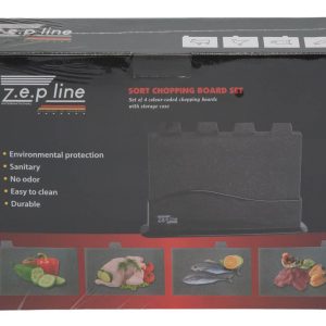 Набір обробних кухонних дощок на підставці 5 предметів Zepline ZP-044