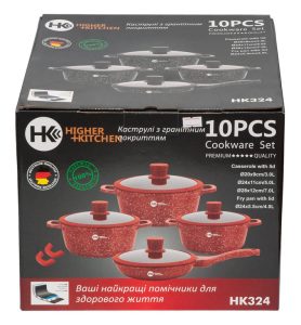 Набір посуду Higher Kitchen HK-324 10 предметів