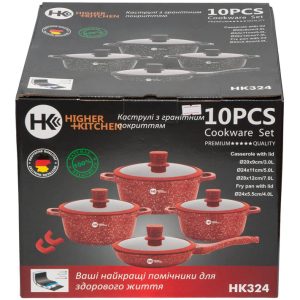 Набір посуду Higher Kitchen HK-324 10 предметів