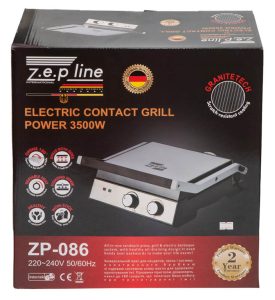 Гриль електричний Zepline ZP-086