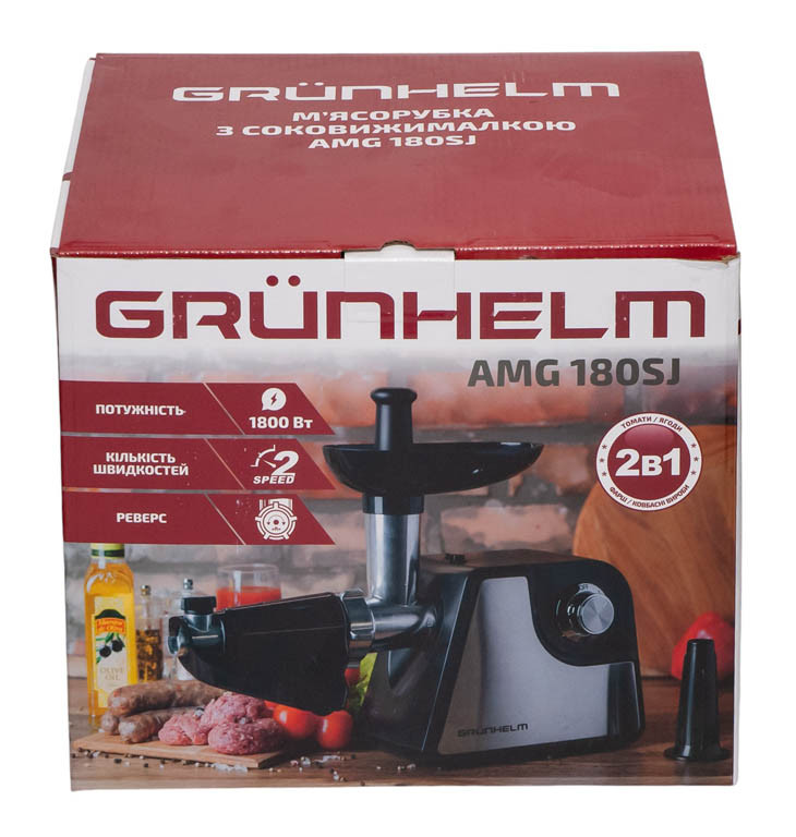 М'ясорубка Grunhelm AMG180SJ