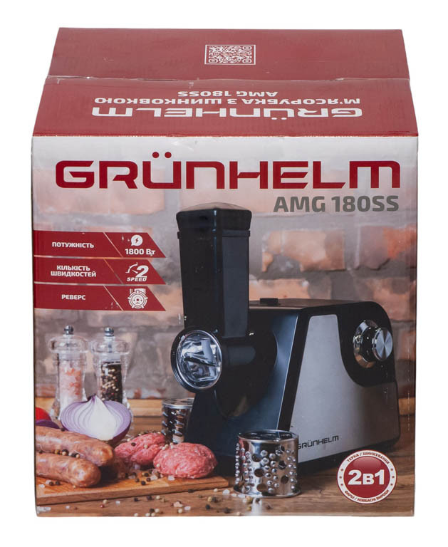 М'ясорубка Grunhelm AMG180SS