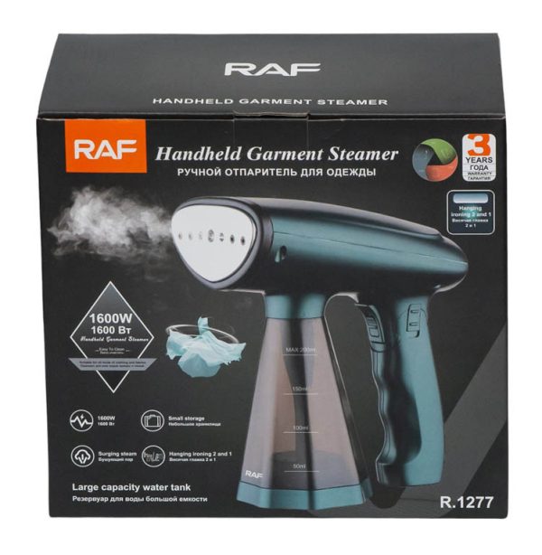 Відпарювач ручний для одягу 1600 W RAF R.1277