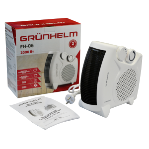 Тепловентилятор спіральний GRUNHELM FH-06 - Зображення 2