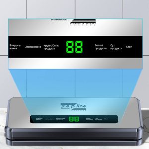 Вакуумний пакувальник 200Вт з сенсорним дисплеєм Zepline ZP-00358 - Зображення 3