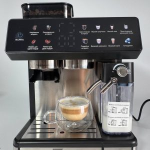 Автоматична Кавова машина Zepline ZP-6807 1500 Вт зі встроєною кавомолкою 20Bar - Зображення 1